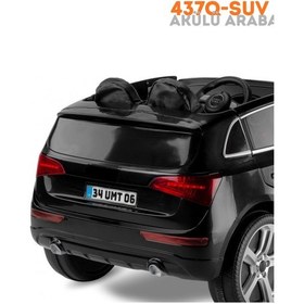 Resim 437 Q-suv Akülü Araba Jeep 12v Uzaktan Kumandalı Audi Babyhope Kırmızı 