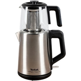 Resim TEFAL Magic Tea Xl Kapasiteli 1650 Watt Çay Makinesi - Aile Boyu Cam Çay Makinesi 