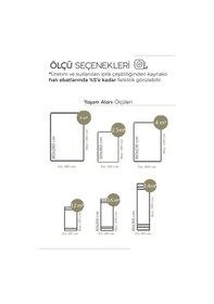 Resim Cool Halı Beylerbeyi By 845 Mavi Halı Çiçek Desenli Otantik Ev Salon Halısı Yıkanabilir Şönil Halı Mavi 