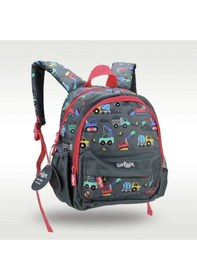Resim Smiggle İnşaat Arabaları Ekskavatör Kepçe Anaokulu Mini Çanta 