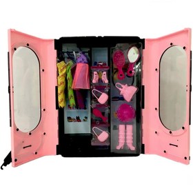 Resim Nessiworld Şık Dolabım Aksesuarlı Bebek 