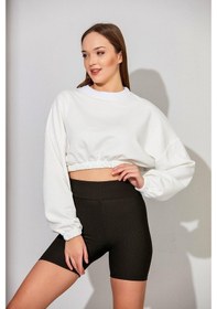 Resim Alexander Gardi Alexandergardı Kadın Crop Sweatshirt (B22-110A01) 