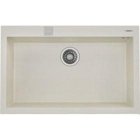Resim Teka Forsquare 72.40 Tg Tek Hazneli Tegranite+ Eviye - Parlak Krem - 115230003 