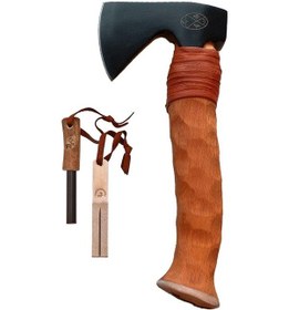 Resim Karesuando Forest Axe Metsamies Brun Balta Set (Kutulu) Kahverengi 