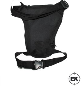 Resim Erol Özel Bölmeli Tactical Tabanca Taşımalı Bel ve Bacak Çantası – Siyah 