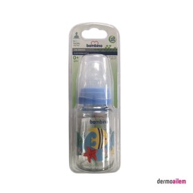 Resim Bambino Cam Biberon 125 Ml Mavi B011 