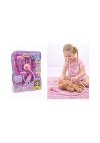 Resim Işıklı Oyuncak Doktor Seti Çocuklar İçin Eğitici Doktor Çantası 3+ Yaş 