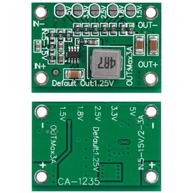 Resim POWER SUPPLY MODUL CA-1235 1.25V 1.5 1.8 2.5 3.3 5V OUT 3A 5V-15V IN (2818) POWER SUPPLY MODUL CA-1235 1.25V 1.5 1.8 2.5 3.3 5V OUT 3A 5V-15V IN (2818)