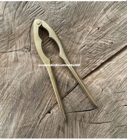 Resim Dmr Pirinç Ceviz Kıracağı Ceviz Kırma Pensesi Fındık Kırma Pensesi El Yapımı 17cm 