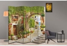 Resim Şehir Temalı Özel Tasarım Paravan Room Divider PRV1176, 180 x 180 