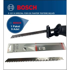 Resim Mediterian 9 Adet Tilki Kuyruğu Bıçağı S 1211 K - Buz ve Kemik Kesme 2 608 652 900 9'li Paket 