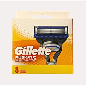 Resim Gillette Fusion Sport Yedek Tıraş Bıçağı 8 Adet 