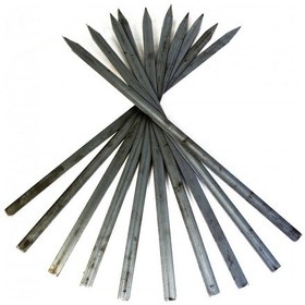 Resim Adana Kebap Şişi Silme Demir Adana Şişi 10 Adet El Yapımı 60 Cm. 