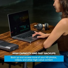 Resim SanDisk PROFESSIONAL G-DRIVE 6 TB masaüstü sabit disk (250 MB/s okuma ve yazma hızı; USB-C - USB-C kablosu; kısa kullanım kılavuzu (Türkçe olmayabilir); güç kaynağı ve kablo; 3 yıl garanti) 