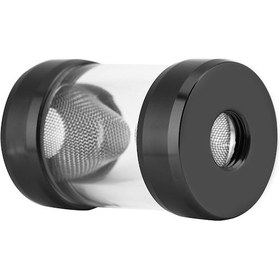 Resim Geeroyoo Glq-jx1 Bilgisayar Su Soğutma Filtresi - G1/4" Iç Dişli, Hızlı Sabit Filtreleme, Boru Tipi, Bakır+pmma Malzeme, Siyah Renk 