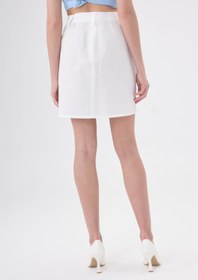 Resim Liora Linen Mini Skirt - M 