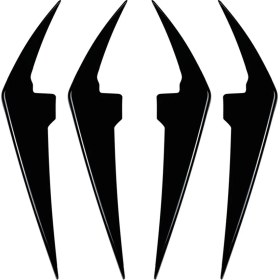 Resim Seeppitous Araba Parlatıcı Siyah Ön Tampon Yan Canards Spiker Spoiler Sis Lambası Hava Havalandırma Döşeme Bmw G20 G21 Lcı M Sport 2023+ (Yurt Dışından) 