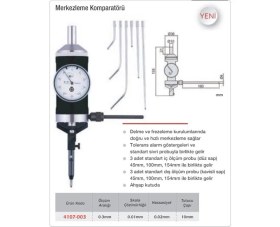 Resim Werka Merkezleme Komparatörü 0-3mm 0.01MM 