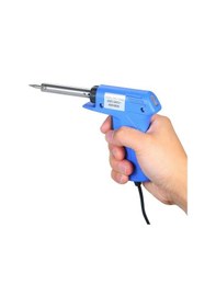 Resim Createtech Yüksek Kalite Güç Elektrikli Lehimleme Demir Tabancası Tipi Elektrikli Lehimleme Demir Güç Ayarlanabilir-mavi 