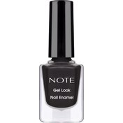 Resim Note Gel Look Nail Enamel Oje 25 Black Purple 