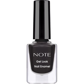 Resim Note Gel Look Nail Enamel Oje 25 Black Purple 