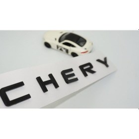 Resim Chery Bagaj 3m 3d Siyah Abs Logo Amblem Yazı 