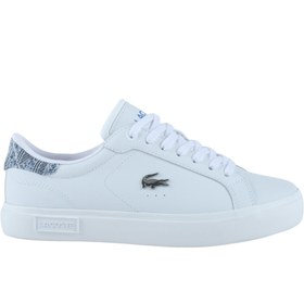 Resim Lacoste Powercourt Kadın Beyaz Spor Ayakkabı 751sfa0132t.080 Beyaz 