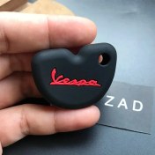 Resim Cdwishbest Kırmızı ile Siyah Zad Silikon Motosiklet Anahtar Kılıfı Vespa Enrico Piaggio Gts LX150 Fly Ra1 3VTE Gt Motosiklet Anahtarı (Yurt Dışından) 