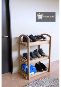 Resim Abzer Home Ayakkabılık Kahverengi Ham 