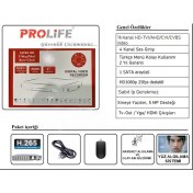 Resim Prolife PR816 16 Kanal Xmeye Yüz Tanımalı Profesyonel Kayıt Cihazı (Harddisksiz) 