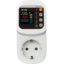 Resim Jıujı Kaçak Akım Voltaj ve Akım Korumalı Akıllı Priz 16A Wifi Akıllı Priz 