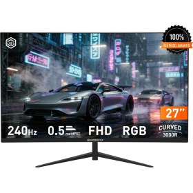 Resim Gamebooster Lyrıs FF24 27'' 240Hz Fhd Va Panel 0.5ms Hdmı+Dp Hdr Rgb Curved Gaming Monitör (Sıfır Ölü Piksel Garantili) 