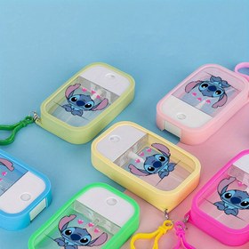 Resim Stitch Kalp Şeklinde 1.7oz Yeniden Doldurulabilir Parfüm Şişesi - Şeffaf, Taşınabilir Seyahat Dağıtıcısı Renkli Tasarım ile, Kozmetik ve Koku için İdeal - Anneler Günü, Sevgililer Günü, Kız Arkadaş için Mükemmel Hediye, Parfüm Atomizer | Eğlenceli Tasarım | Cam Konteyner, Seyahat Parfüm Şişesi 