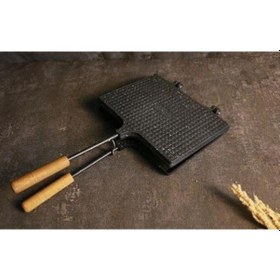 Resim Bonera Granit Efektli Döküm Ocak Üstü Tost Makinesi 