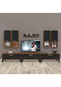 Resim Decoraktiv Eko 8da Slm Silver Tv Ünitesi Tv Sehpası Ceviz - Siyah 