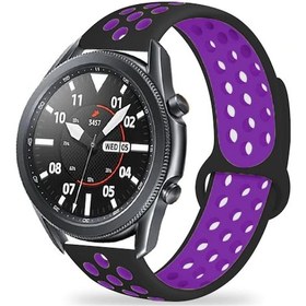 Resim Makstechnology Huawei Watch Gt 3 46mm Krd-02 Uyumlu Kordon-siyah-mor 