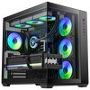 Resim BitFenix BFC-ALB85KKGSK-4A AL118 850W 80+ Bronze Tempered Glass ARGB 