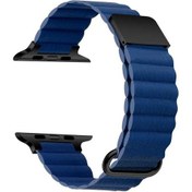 Resim Noktaks - iOS Uyumlu Watch 40mm - Kordon Krd-78 Pu Deri Kordon Strap Kayış 