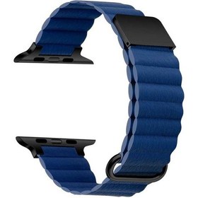 Resim Noktaks - iOS Uyumlu Watch 40mm - Kordon Krd-78 Pu Deri Kordon Strap Kayış 
