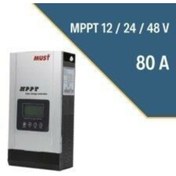 Resim Lexron Güneş Paneli Kesici Şarj Şarj Kontrol Devresi Mppt 12-24 Volt 80 Amper 