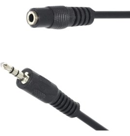 Resim Aogo 1.5 Metre 3.5mm Stereo Uzatma Kablosu Aux Extansion Dişi Erkek 3.5mm Ses Kablosu 1.5m 