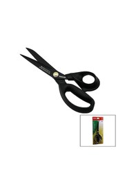 Resim Brezilya Stili Terzi Makası Siyah - Yapışmaz Ergonomik Sap Gl-606 