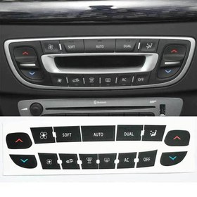 Resim for Renault Megane için Sesli Klima Kontrol Paneli Düğme Tamir Etiketi 