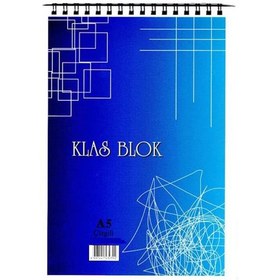 Resim Klas Bloknot Spiralli Kareli 36 YP A5 