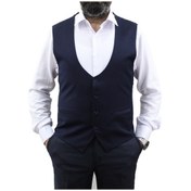 Resim Mentor Regalo Büyük Beden U Yaka Yelek Laci̇Vert 550177 