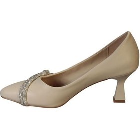 Resim Yazkış Kadın Siyah Ten Cilt Üzeri Taşlı 6cm Kadeh Topuk Düğün Nişan Abiye Ayakkabı 001 