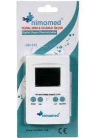 Resim Nimomed Digital Nem ve Sıcaklık Ölçer Sh-101 