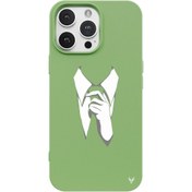 Resim iPhone 13 Pro Max Kravat Telefon Kılıfı 