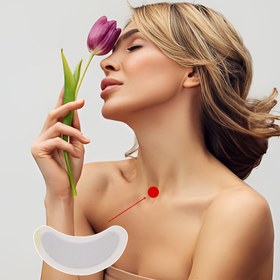 Resim Boğaz Yatıştırıcı Yama - Güçlü Bitki Serinletici, Nane Aromalı, Ağrılı Boğazlar İçin Uygun, İdeal Rahatlama Seçeneği, Pil Gerektirmez, Çoklu Ambalaj Seçenekleri Mevcut 