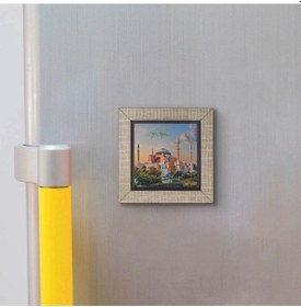 Resim Ayasofya Camii Baskılı Mdf Magnet 7x7 36 